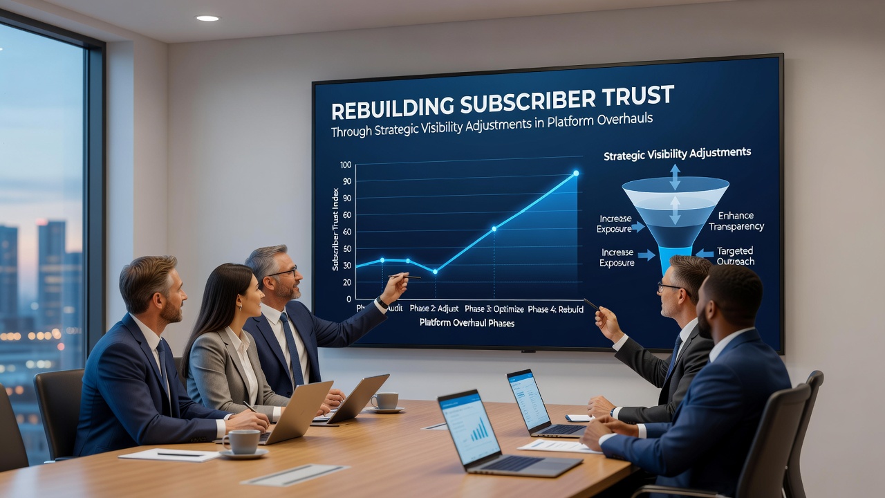 Rebuilding Subscriber Trust Through Strategic Visibility Adjustments in Platform Overhauls